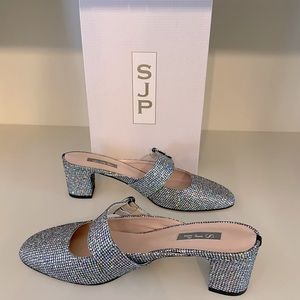 SJP by Sarah Jessica Parker Vamp Glitter Mules